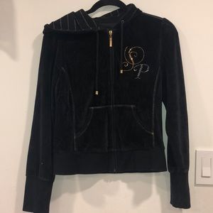 Velvety Black South Pole Jacket